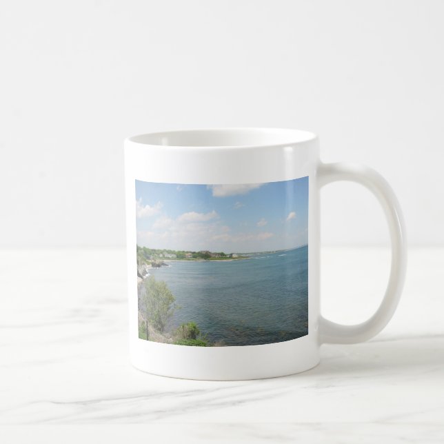 Mug Promenade Newport Île de Rhode de falaise (Droite)