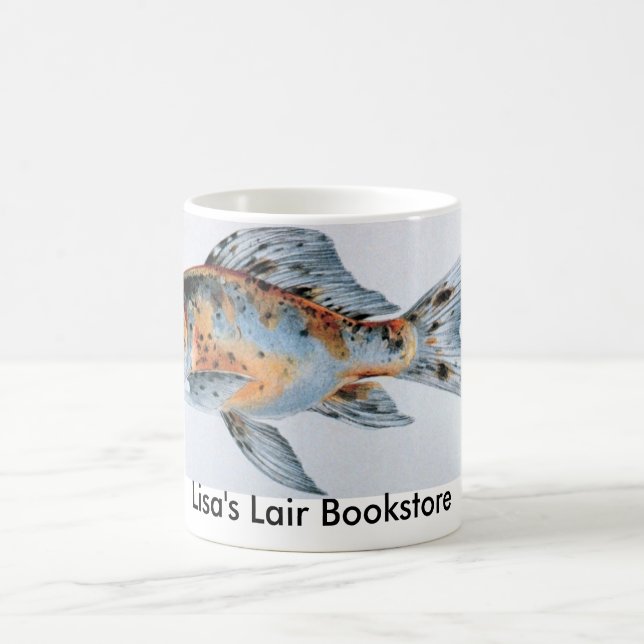 Mug Promo de librairie de poisson rouge de Shubunkin (Centre)