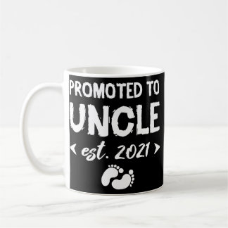Mug Promoté À Oncle Est 2021 Faire-part Bébé Cadeau