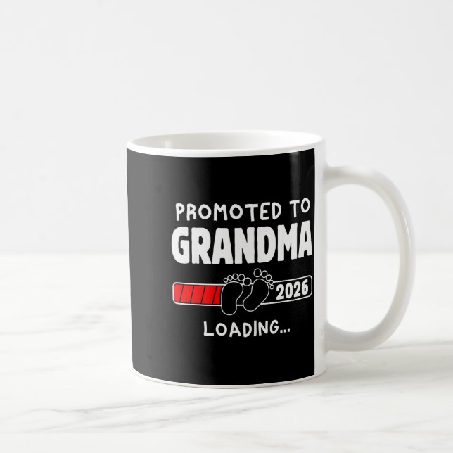 Mug Promoted To Grandma Est 2026 Soon To Be New Grandm (Droite)
