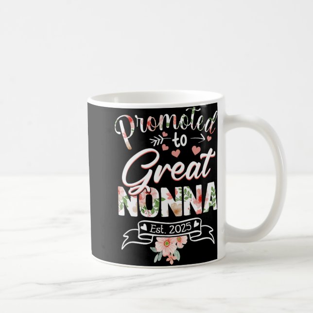 Mug Promoted To Great Nonna Est 2025 First Time New Gr (Droite)