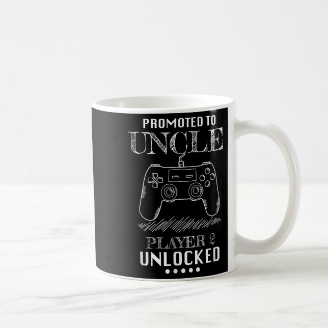 Mug Promoted To Uncle Player 2 Unlock Shirt New Uncle  (Droite)