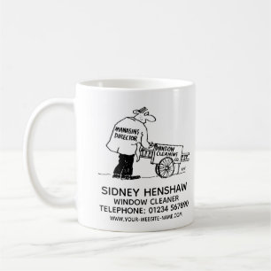 Mug Promotion du nettoyeur de fenêtres