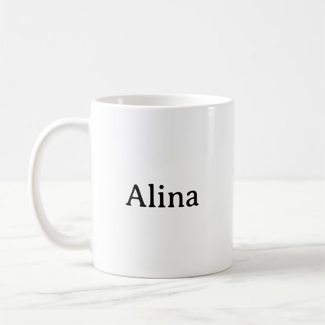 Mug Promotion Simple de Marque 11 oz Classique (Gauche)