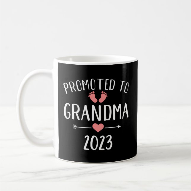 Mug Promu À Grand-Mère 2023 Faire-part De Grossesse (Gauche)