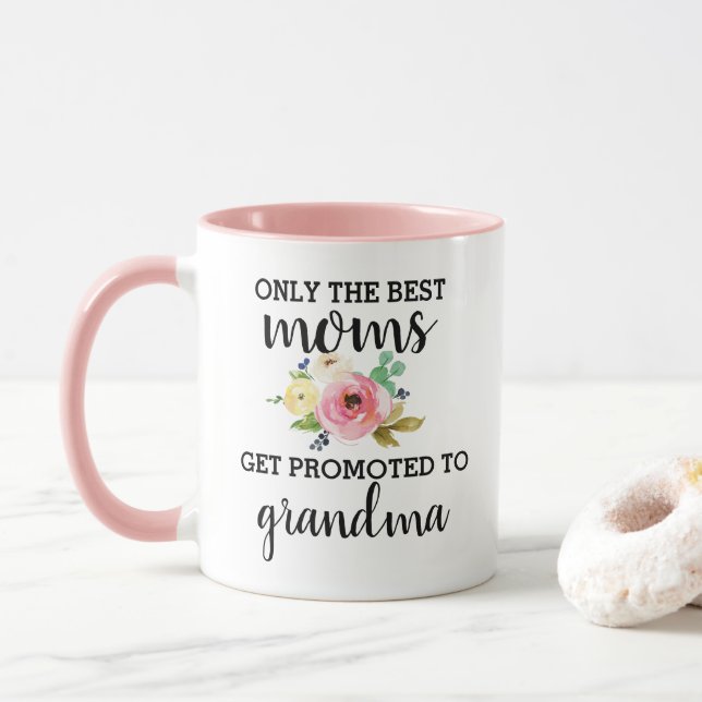 Mug Promu À Grand-Mère Une Nouvelle Revue De Grossesse (Avec donut)