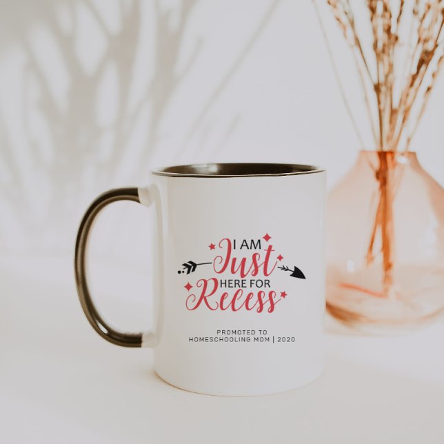 Mug Promu à la mère à l'école à domicile | Citation dr (Créateur téléchargé)