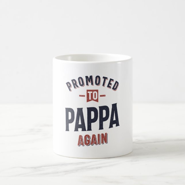 Mug Promu À Nouveau À Pappa | Père grand-père (Centre)