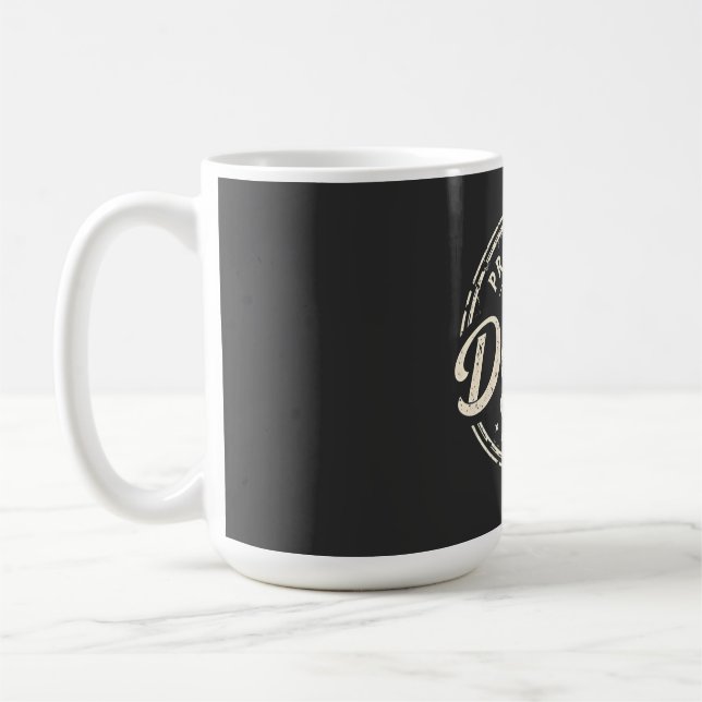 Mug Promu à papa 2025 Nouveau papa bébé première fois  (Gauche)