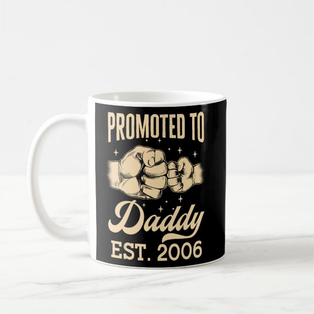 Mug Promu À Papa Est 2006 Première fois Papa Père s (Gauche)
