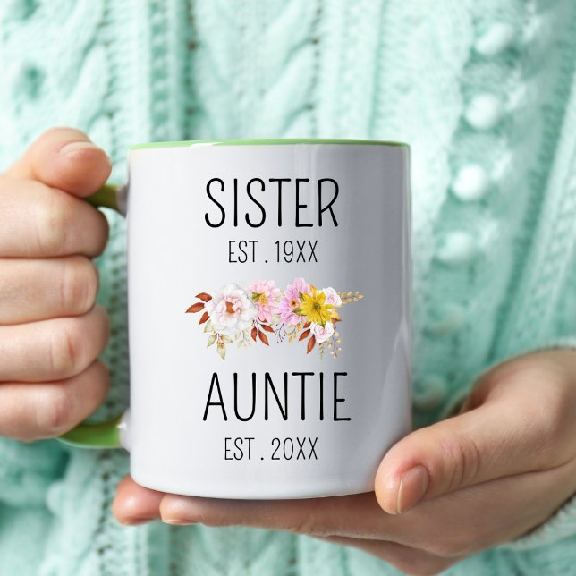 Mug Promu À Tante Bientôt Être Tante Bébé Révélation (Créateur téléchargé)