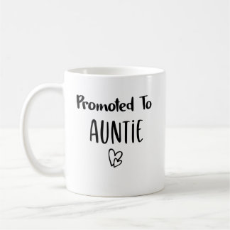 Mug Promu À Tante, Don Pour Tante BAE Meilleure Tante 