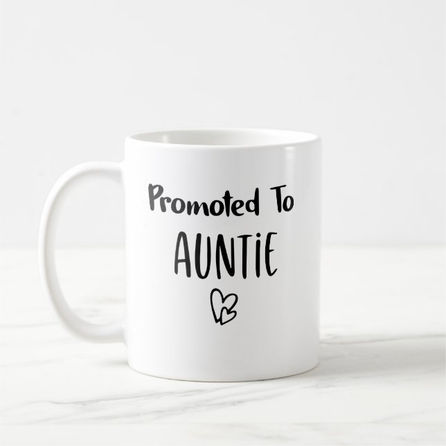 Mug Promu À Tante, Don Pour Tante BAE Meilleure Tante  (Gauche)