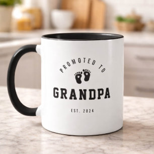 Mug Promu aux Empreintes de Grand-père