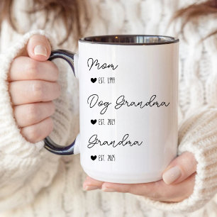 Mug Promu De Grand-Parents De Chien À Grand-Paren Huma