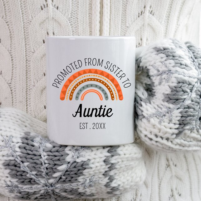 Mug Promue De Soeur À Tante Est 2024 Nouvelle Tante (Créateur téléchargé)