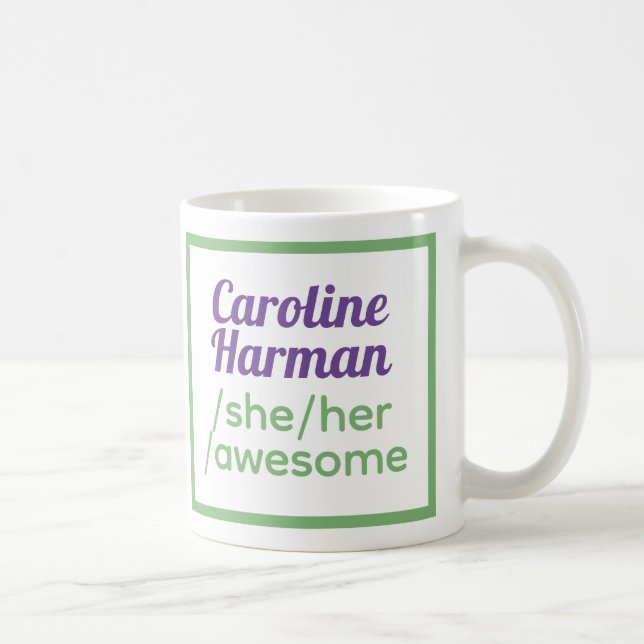 Mug Prononononosés - Identifier comme elle, elle, stup (Droite)