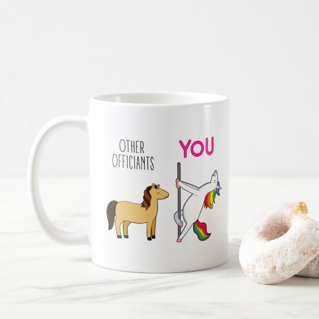 Mug Proposition amusante d'un mariage Unicorn (Avec donut)