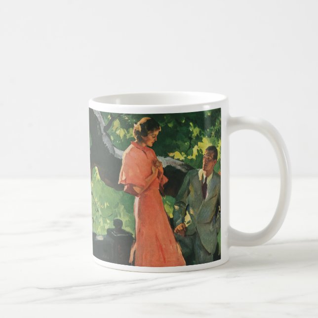 Mug Proposition vintage ; Voulez-Vous M'Épouser ? (Droite)
