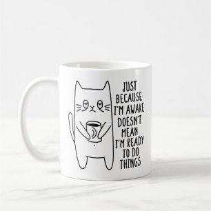 Mug Propriétaire de chats juste parce que je suis Awak