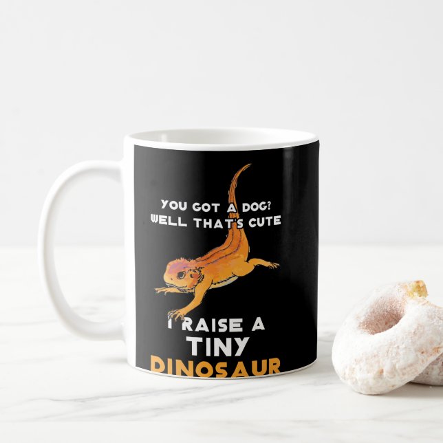 Mug Propriétaire de Dragon Lourd Porté Pet Dragon Lour (Avec donut)