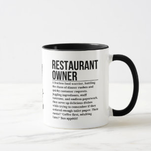 Mug Propriétaire du restaurant