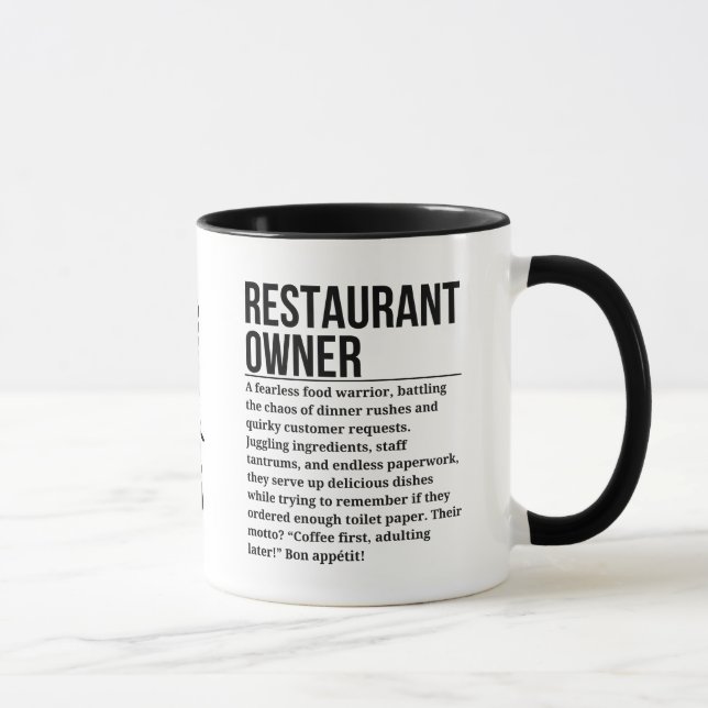 Mug Propriétaire du restaurant (Droite)