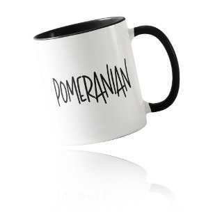 Mug Propriétaire et amoureux de Poméranie Awesome Edgy