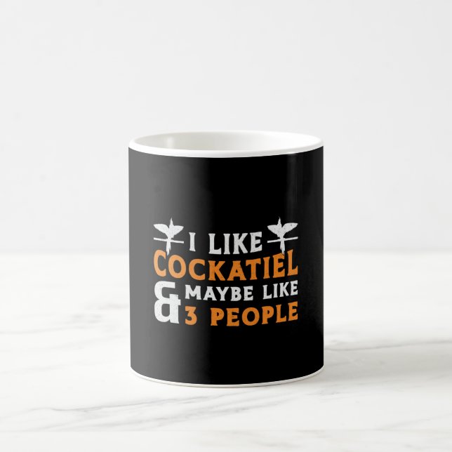 Mug Propriétaires De Cockatiel J'Aime Les Amateurs D'O (Centre)