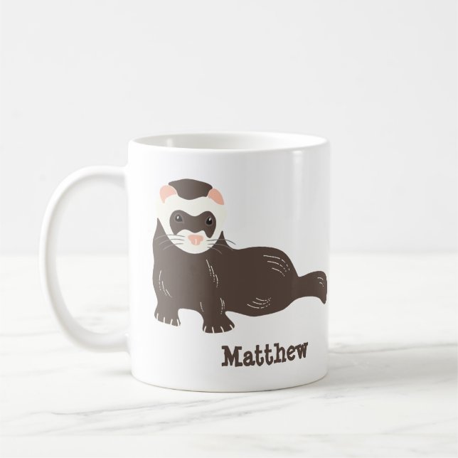 Mug Propriétaires de furets personnalisés à deux faces (Gauche)