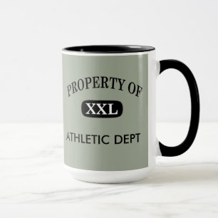 Mug Propriété de XXL Votre nom