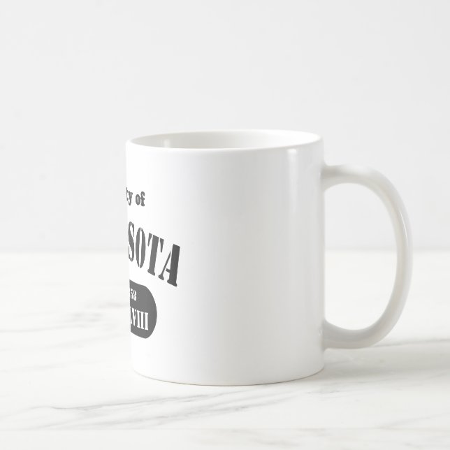 Mug Propriété du Minnesota -texte noir (Droite)