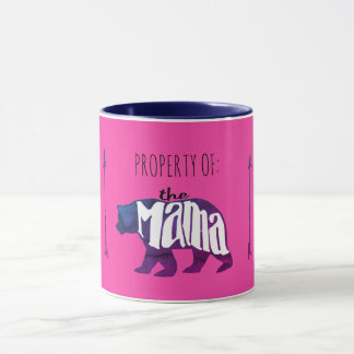 Mug Propriété faite sur commande drôle de maman Bear