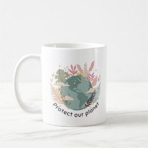 Mug Protéger notre planète - Jour des terres (texture 