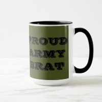 Mug Proud Army Brat