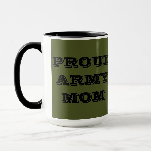 Mug Proud Army Mom (Left)