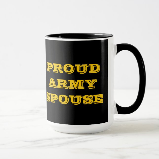 Mug Proud Army Spouse (Right)