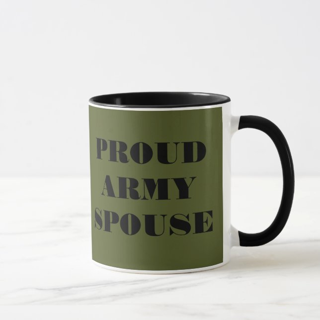 Mug Proud Army Spouse (Right)