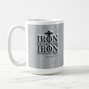 Mug Proverbes 27:17 Iron Sharpens Fer Mug, Coupe Cadea