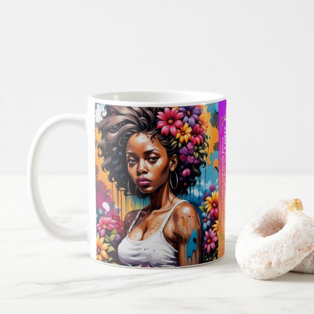 Mug Proverbes de la femme Abstraite de foi 31 30 (Avec donut)