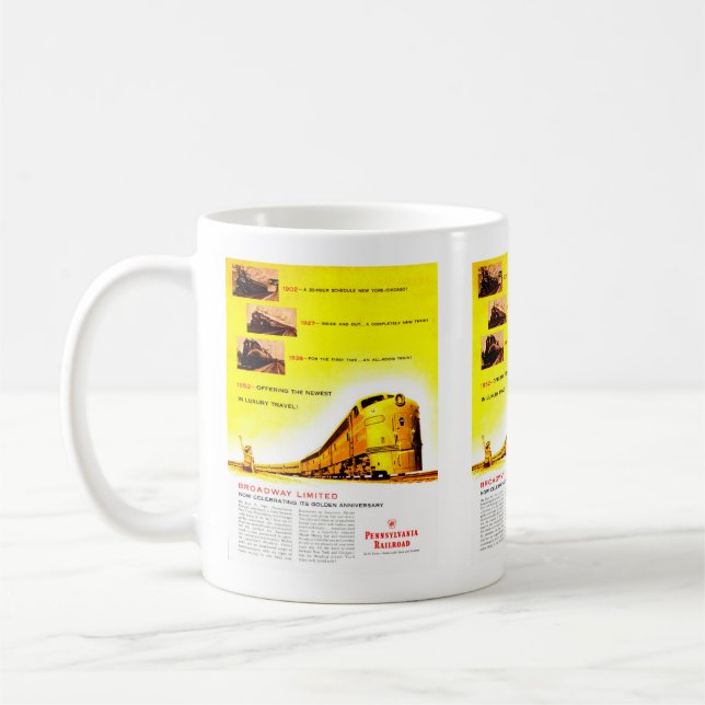 Mug PRR Broadway Limited 50e anniversaire (Gauche)