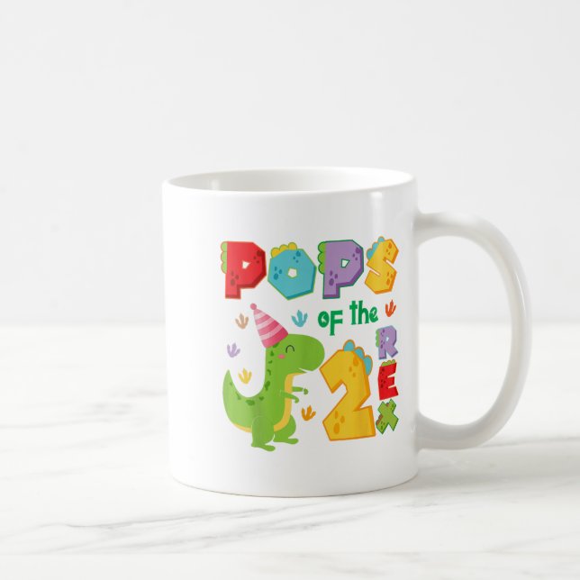 Mug Ps Of The Two Rex 2nd Birthday Boy Dinosaur T-rex  (Droite)