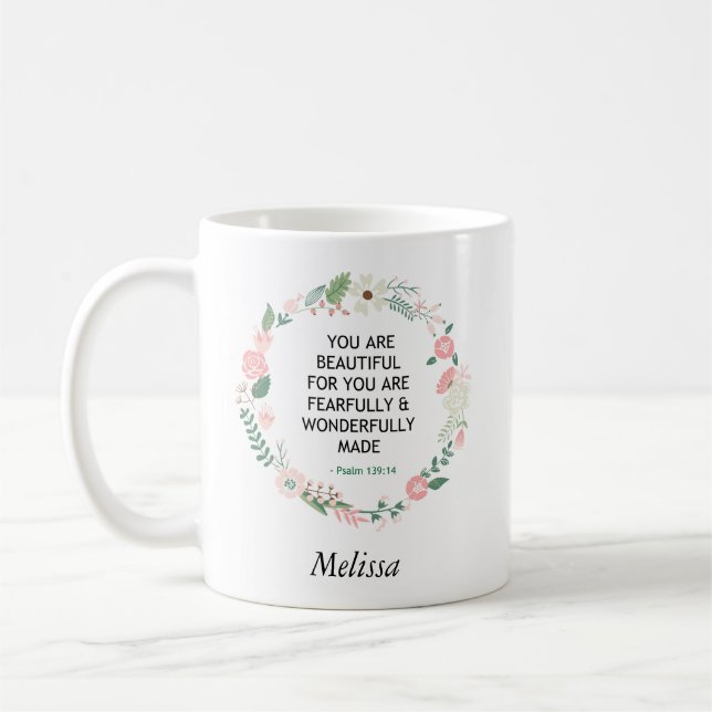 Mug Psaume 139 Vous Êtes Beau (Gauche)