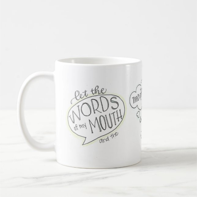 Mug Psaume 19:14 (Gauche)