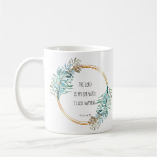 Mug Psaume 23 L'Éternel est mon berger, Écriture