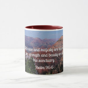 Mug Psaume 96:6 La splendeur et la majesté sont devant