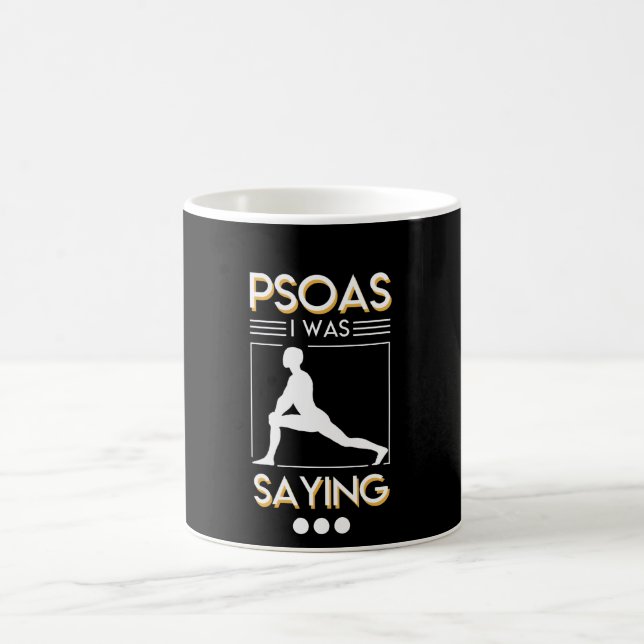 Mug Psoas de physiothérapie je disais la chemise (Centre)