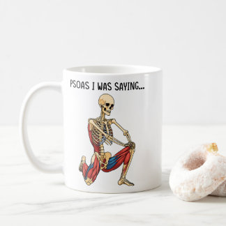 Mug Psoas Je Disais Drôle Squelette Anatomie