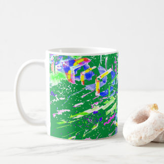 Mug Psychedelic Neon Abstract Kaleidoscope Art