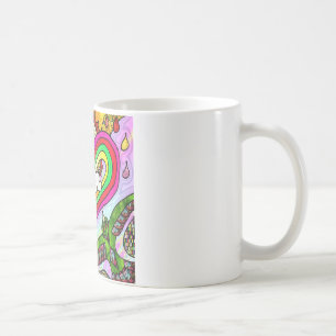 Mug Psychédélic Rainbow Heart